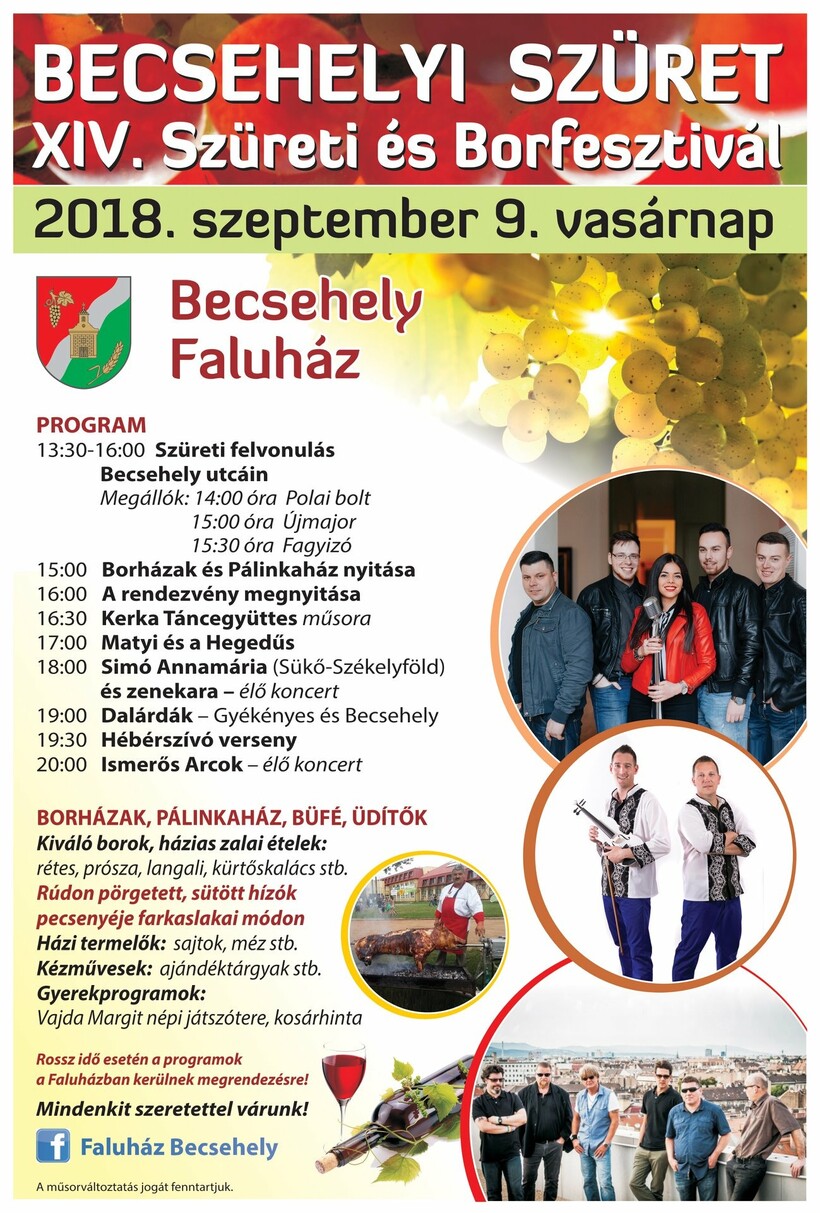 XIV. Szüreti és Borfesztivál