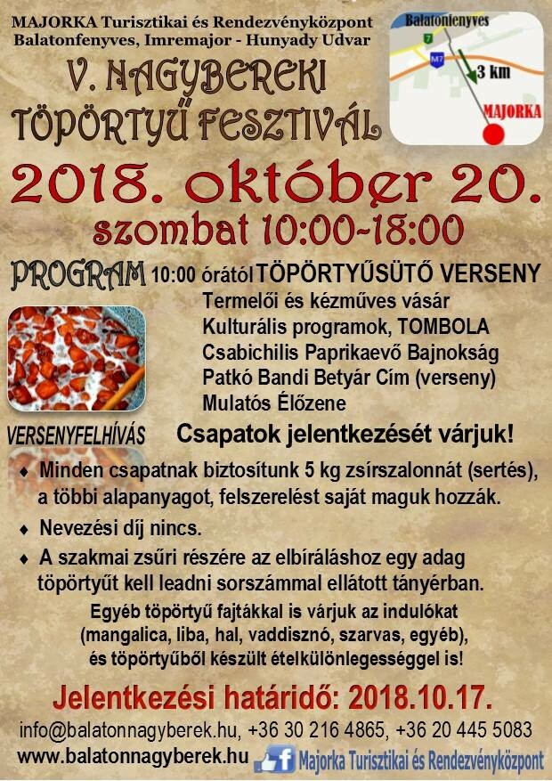 V. Nagybereki Töpörtyű Fesztivál 