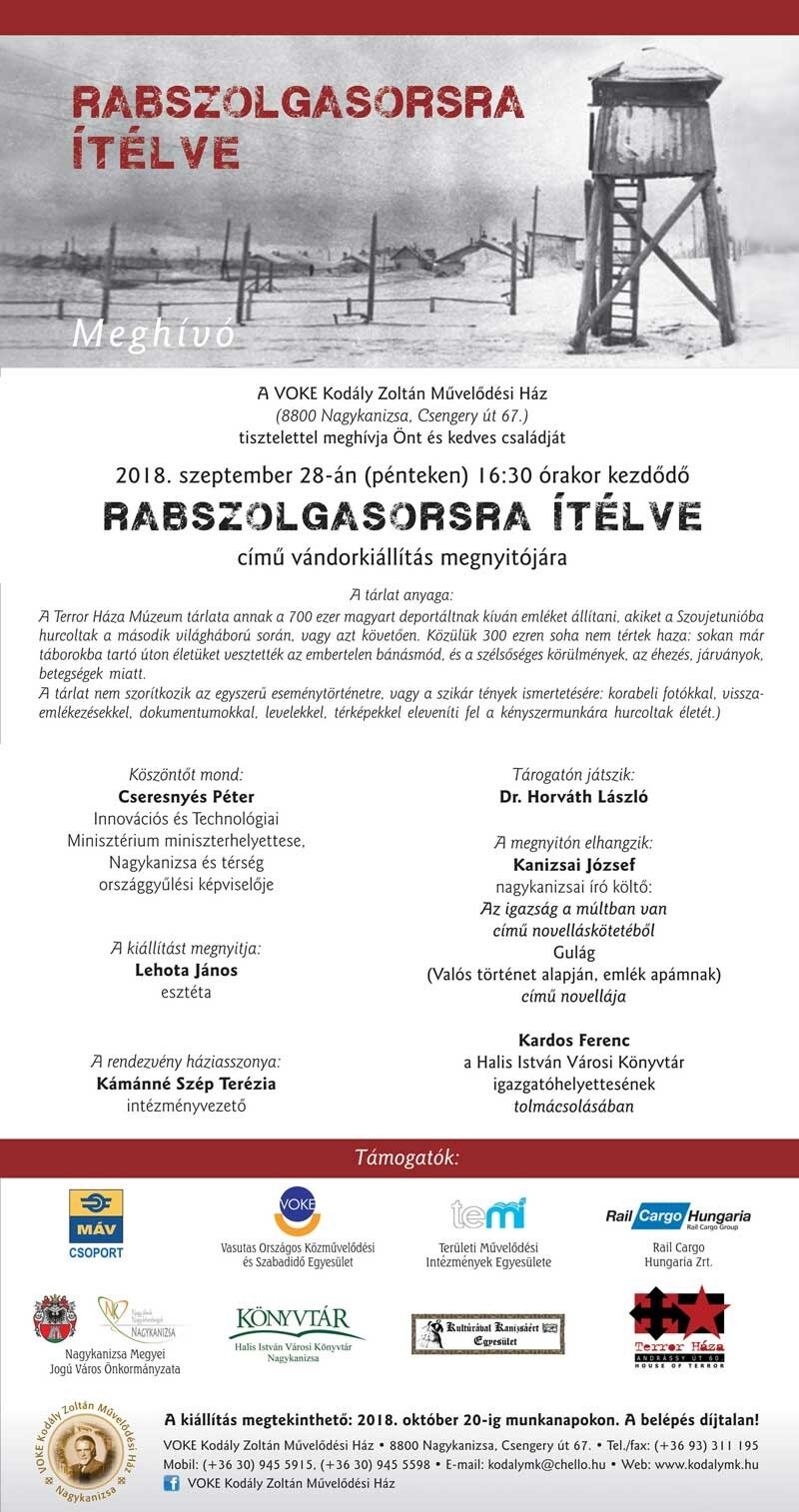 Rabszolgasorsa ítélve