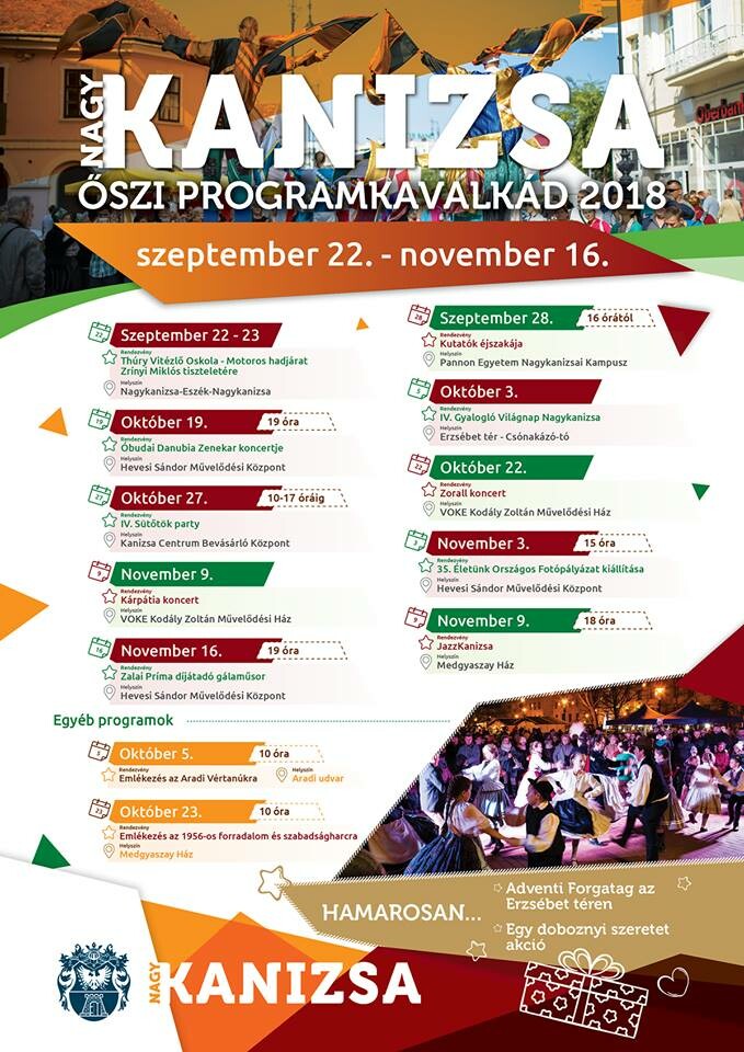 Őszi programkavalkád - 2018