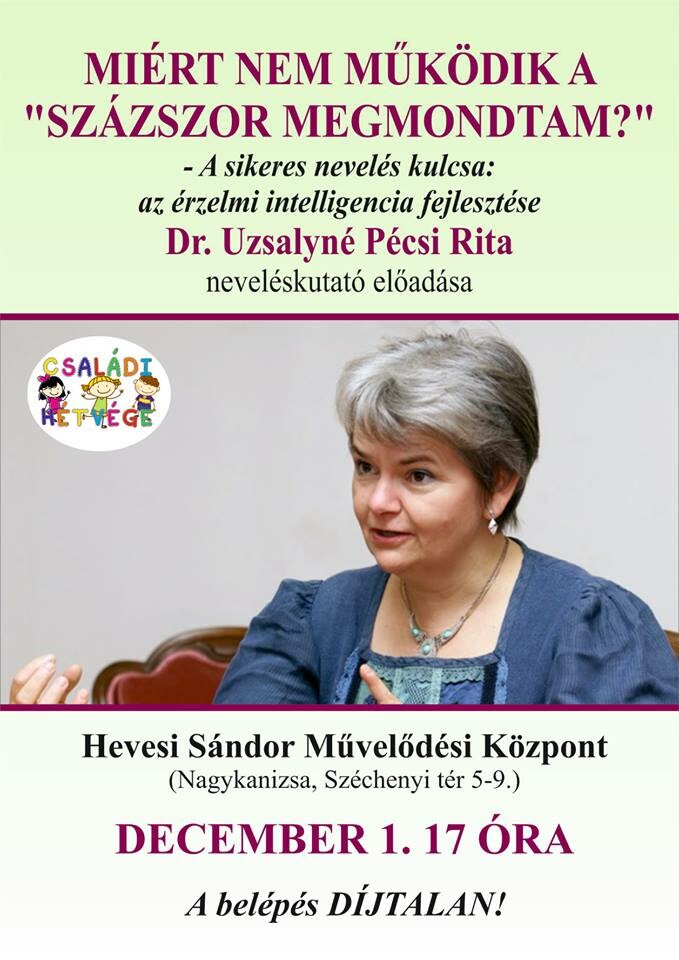 Családi hétvége - Hevesi Sándor Művelődési Központ