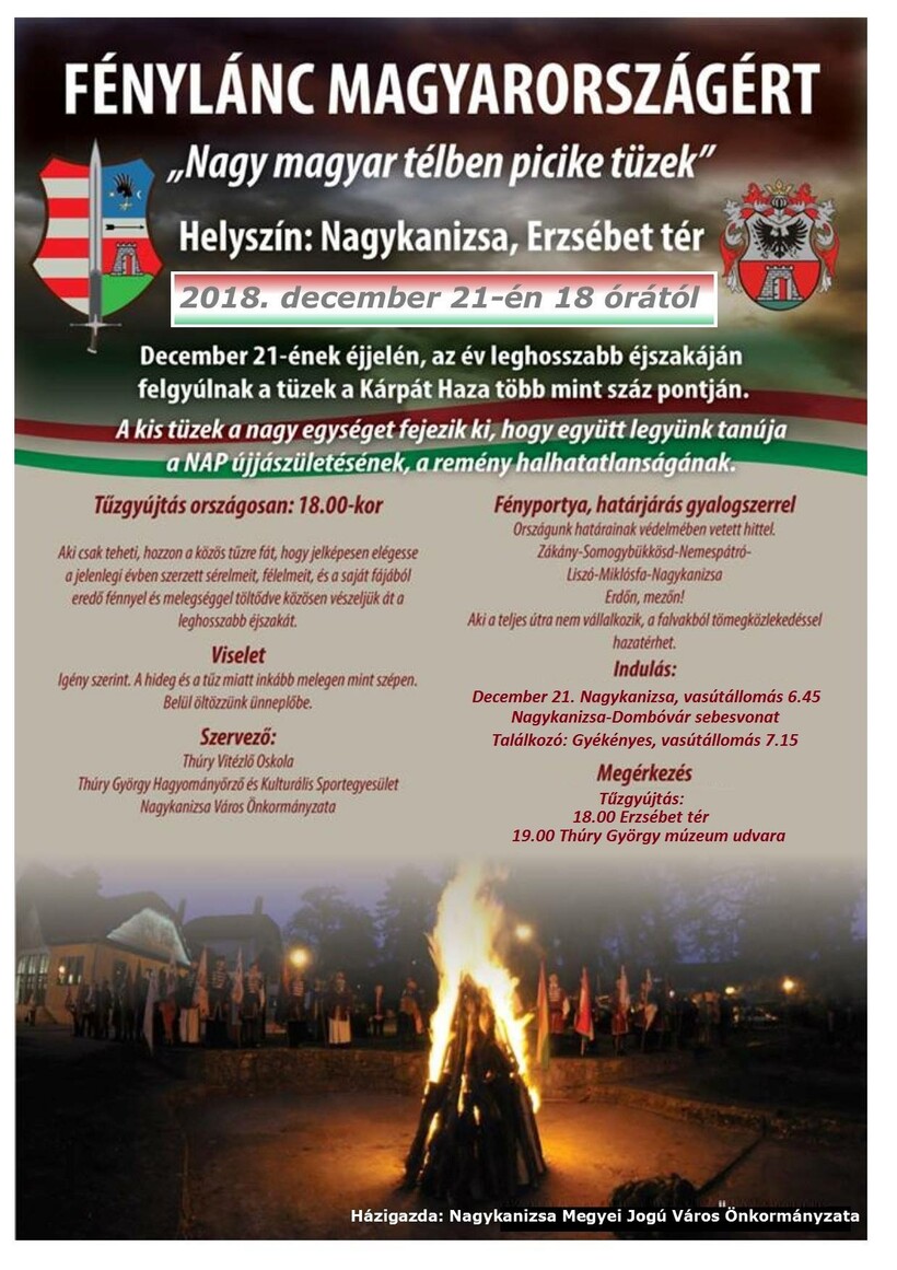 Fénylánc Magyarországért a Thúry Vitézlő Oskolával