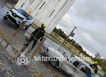 Összeütközött két személyautó Kanizsán