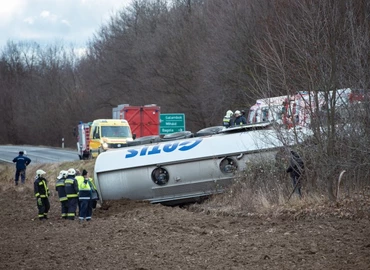 Baleset miatt lezárták a 61-es főutat Nagykanizsánál