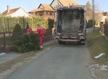 Még sok helyen áll a karácsonyfa