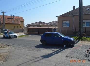 Kerékpáros balesete Kiskanizsán 
