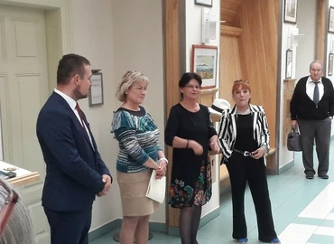 Gyönyörű akvarellek kiállítása Keszthely járásbíróságán a Pannon tájról