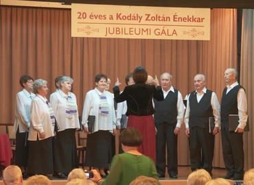 Kiállítással és gálaműsorral ünnepelte 20 éves jubileumát szerdán a Kodály Zoltán Énekkar