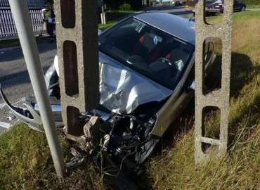 Ittasan vezetett a zalakomári férfi, a villanyoszlop állította meg