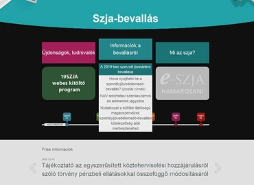 eSZJA – Adóbevallás az interneten keresztül