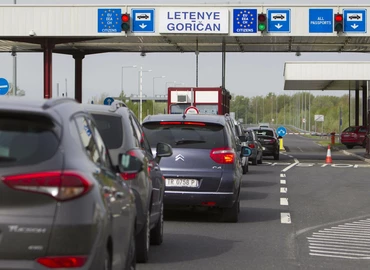 Pénteken ideiglenesen lezárják az M7-es autópálya letenyei határátkelőjét