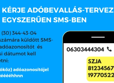 Még egy hónapig akár SMS-ben is kérhető az szja-bevallási tervezet postázása