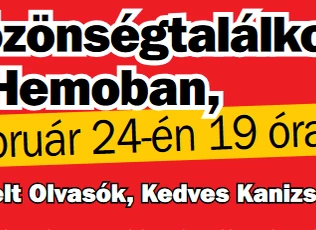 Kanizsa Médiaház –  Közönségtalálkozó a Hemoban