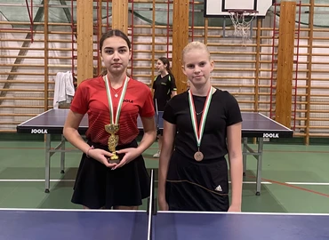 Muczárt (balról) és Nagy jól szerepelt az utánpótlás pinpong Kanizsa Kupán