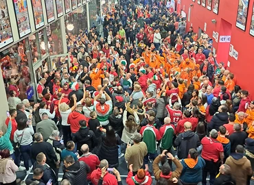 Vasárnap már a magyaros kézilabda hengulat is megérkezett Varasdra