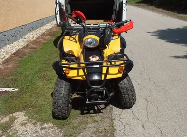 Kerítésnek ütközött egy quad Kanizsán