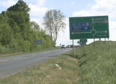 Mától három hétre lezárták az M7-es autópálya keleti felhajtó szakaszát