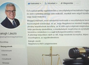 Újabb, gazdasági jellegű döntéseket hozott Balogh László polgármester