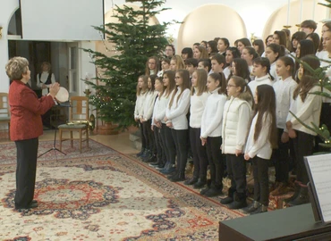 Karácsonyi koncertet adtak a hevesisek a Felsőtemplomban 