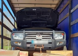 Körözött Toyota Land Cruisert foglaltak le a kanizsai rendőrök