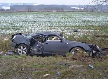 Árokba csapódott egy audis