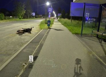 Elesett az elektromos biciklijével