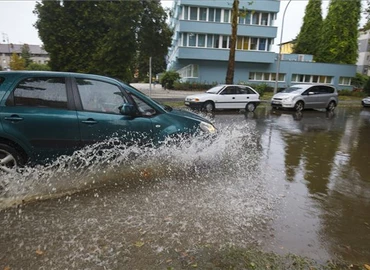 Meteorológiai szolgálat: extrém mennyiségű eső esett a Dunántúlon