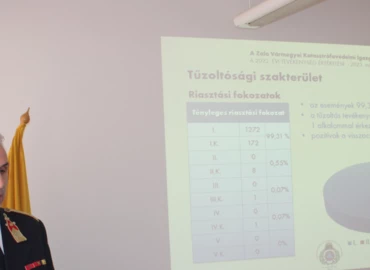 Évértékelő a Zala Vármegyei Katasztrófavédelmi Igazgatóságon