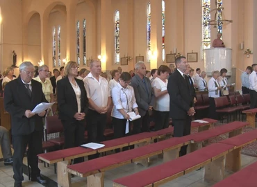 Mária-köszöntőt tartottak a Felsőtemplomban