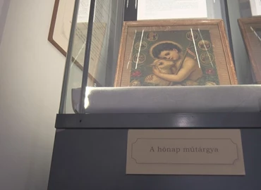 Egy Keresztelő Szent Jánost és egy kisbárányt ábrázoló olajnyomat lett a hónap műtárgya 