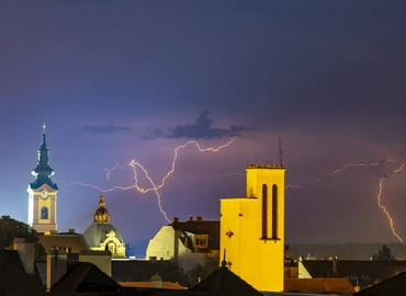 Vihar - Másodfokú riasztás zivatarok miatt Baranya, Somogy és Zala vármegyére (Frissítve: visszavonták a riasztást)