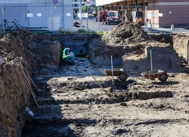 Megtalálták az egykori egerszegi vár északnyugati bástyájának maradványait