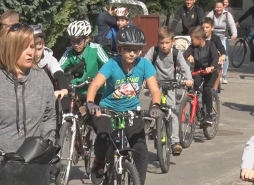 Kerékpáros napot szerveztek a Zrínyi-iskola diákjainak